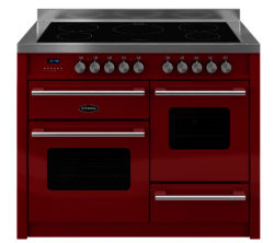 BRITANNIA  Delphi 110 RC11XGIDERED Electric Induction Range Cooker - Gloss Red & Stainless Steel